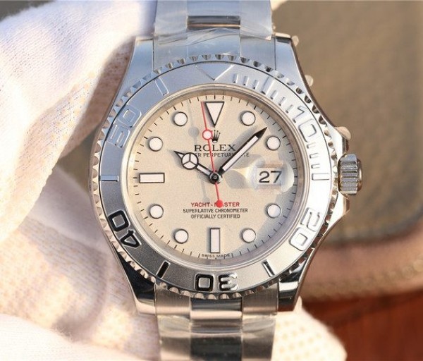 Rolex Yacht-Master 116622 JF Silver Dial on SS Bracelet SH3135