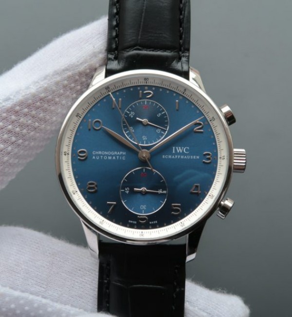 IWC ZF Portuguese Chrono IW371432 Laureus Leather Strap