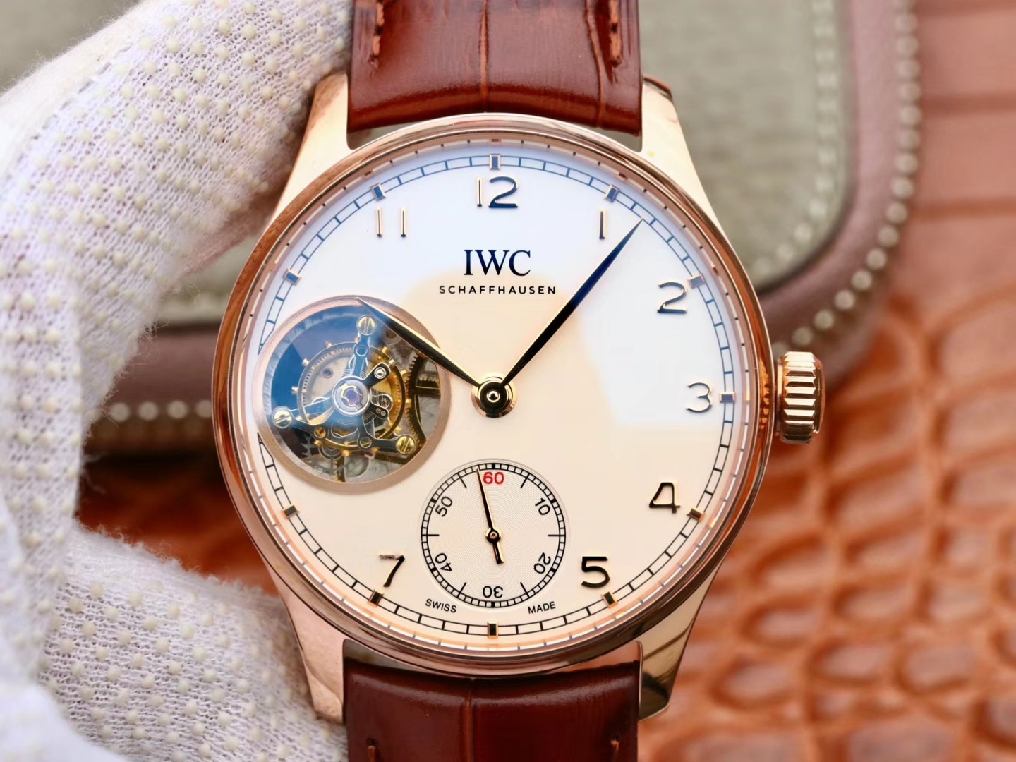 Super Clone Watch: IWC Portuguese Tourbillon - 1:1  Superclone