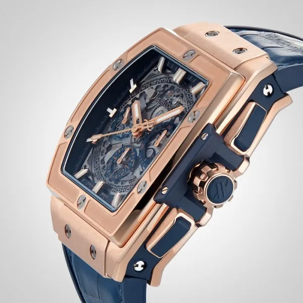 Hublot Spirit Of Big Bang Men Automatic Blue Alligator Watch 641.OX.7180.LR - view 7