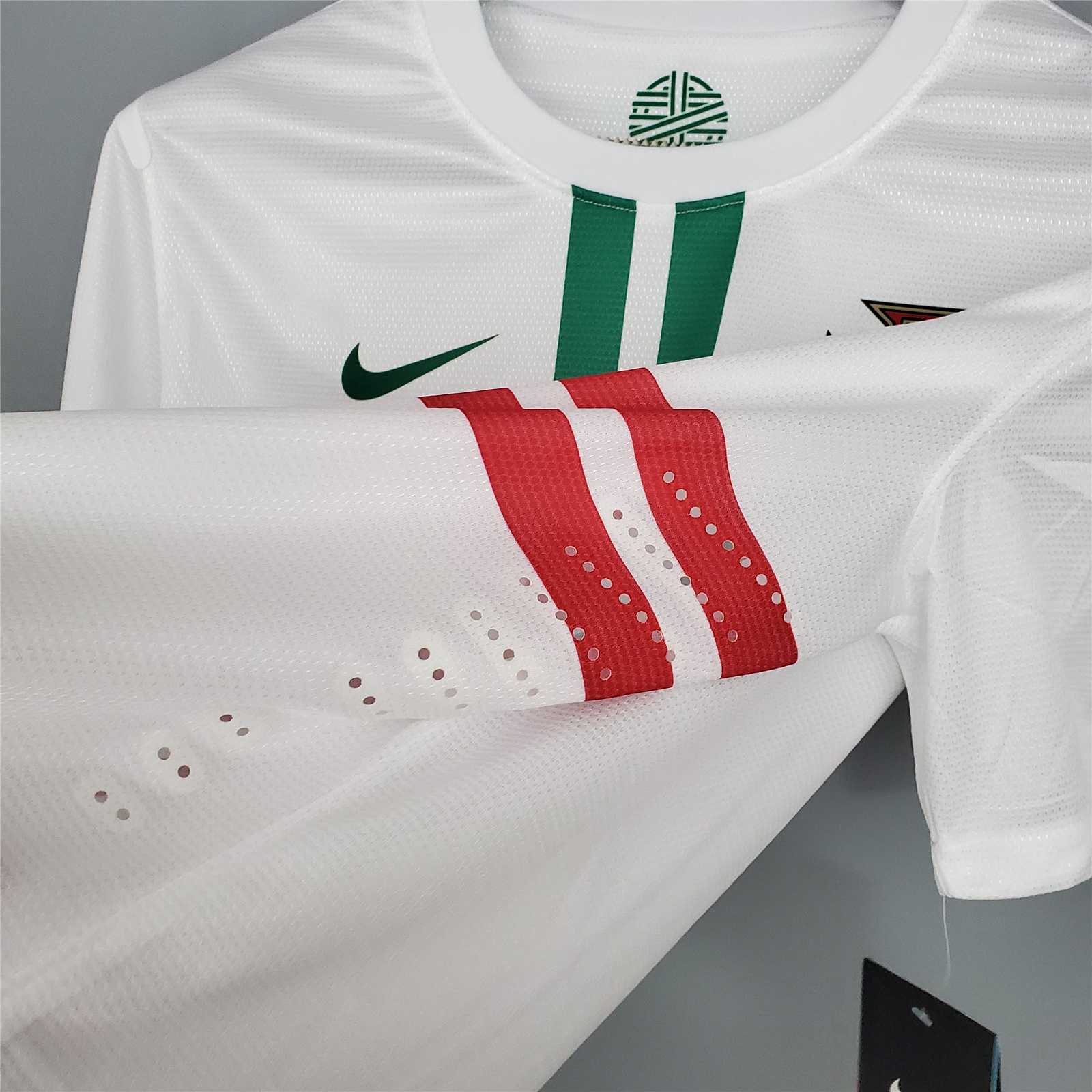 2012 Portugal Ronaldo #7  Euro Cup Away Retro Jersey - view 7