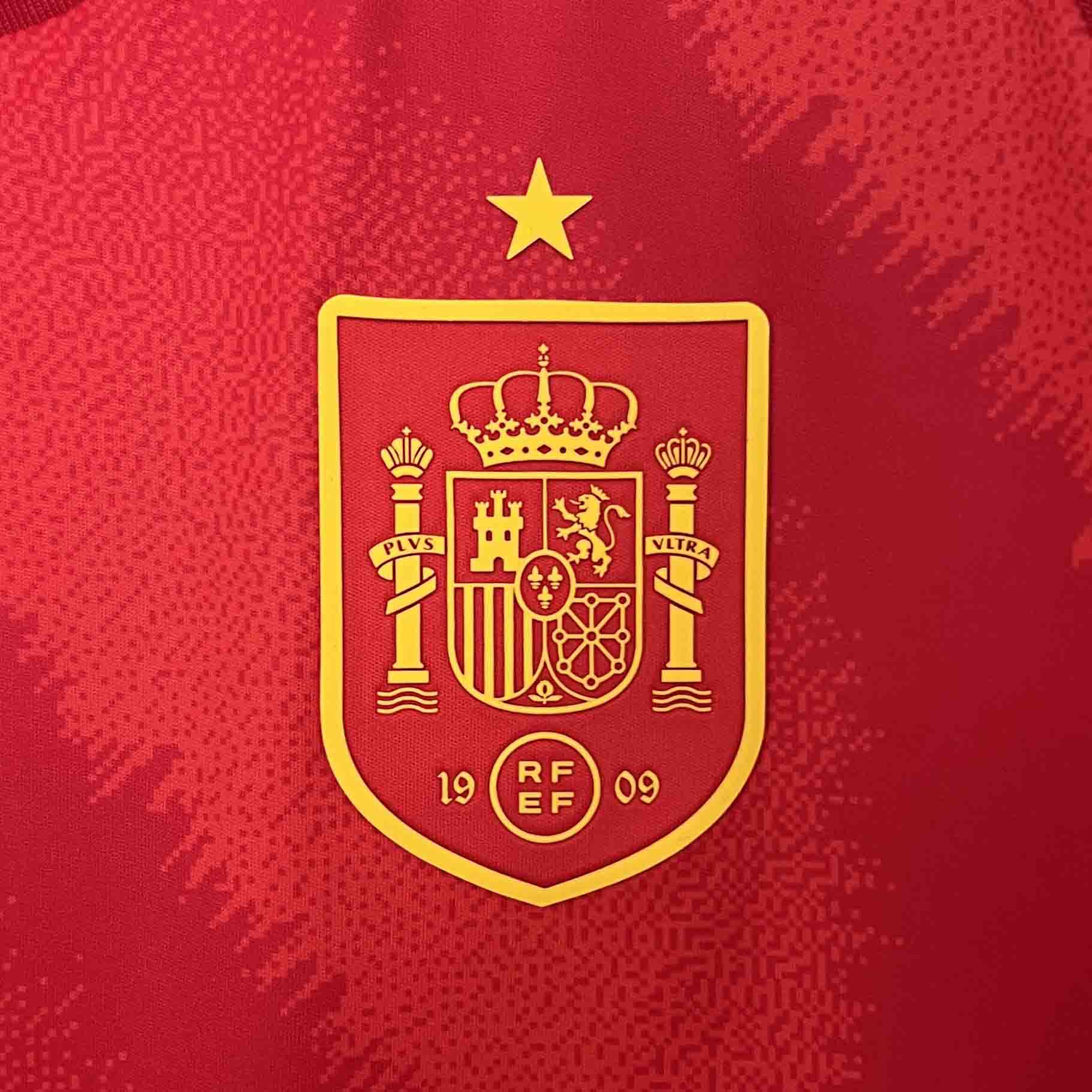 2024 Spain LAMINE YAMAL #19 Euro Cup Home Football Jersey - view 8