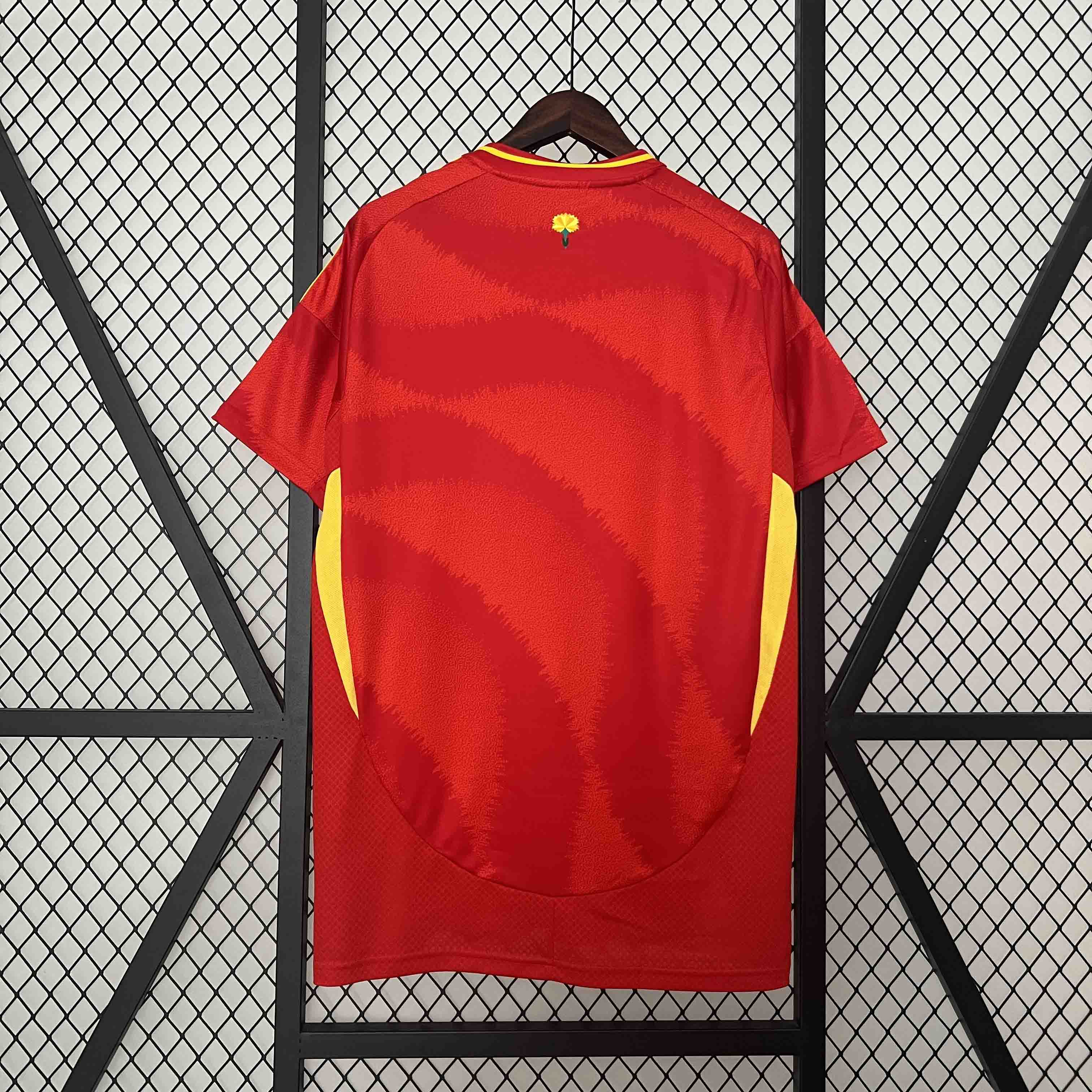 2024 Spain Euro Cup Home Football Jersey - view 3