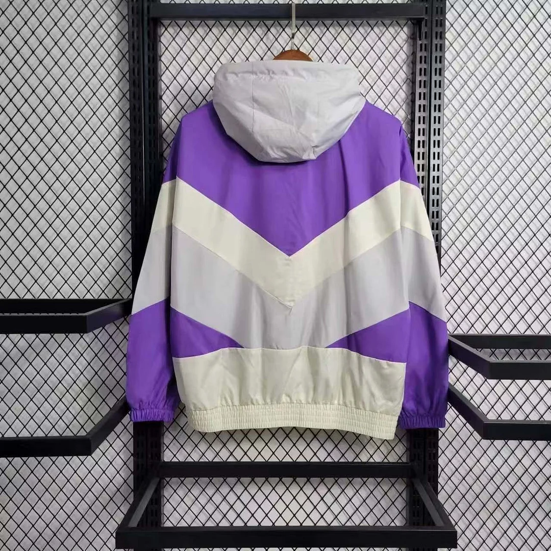 2023 Flamengo Windbreaker purple Soccer Jersey 1:1 Thai Quality - view 3