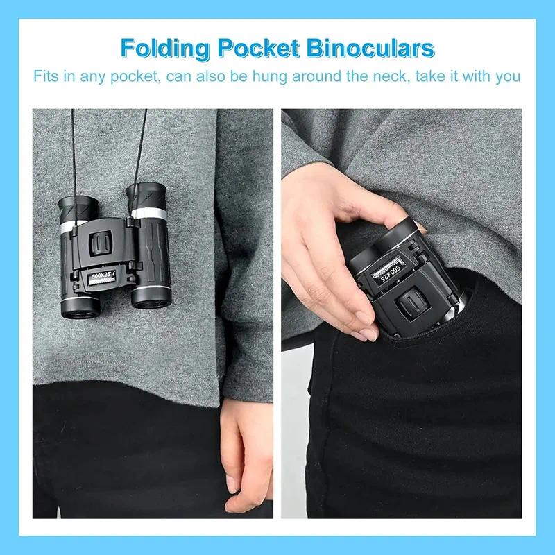 NEW 500X25 Hd Zoom 5000M/50000M Binoculars Telescope Folding Long-Distance Vision Micro Telescope For Camping Outdoor Sports vs Competitors: Which One Should You Choose?