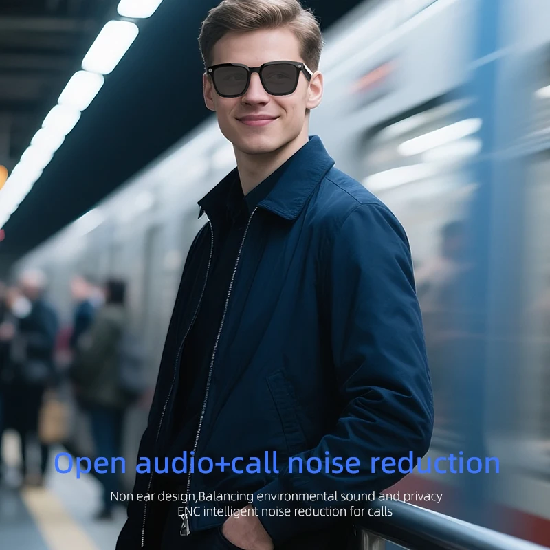 High Level Smart Glasses Wireless Real-Time Translation Glasses with AI Photography Voice Calls Music Playback Versatile