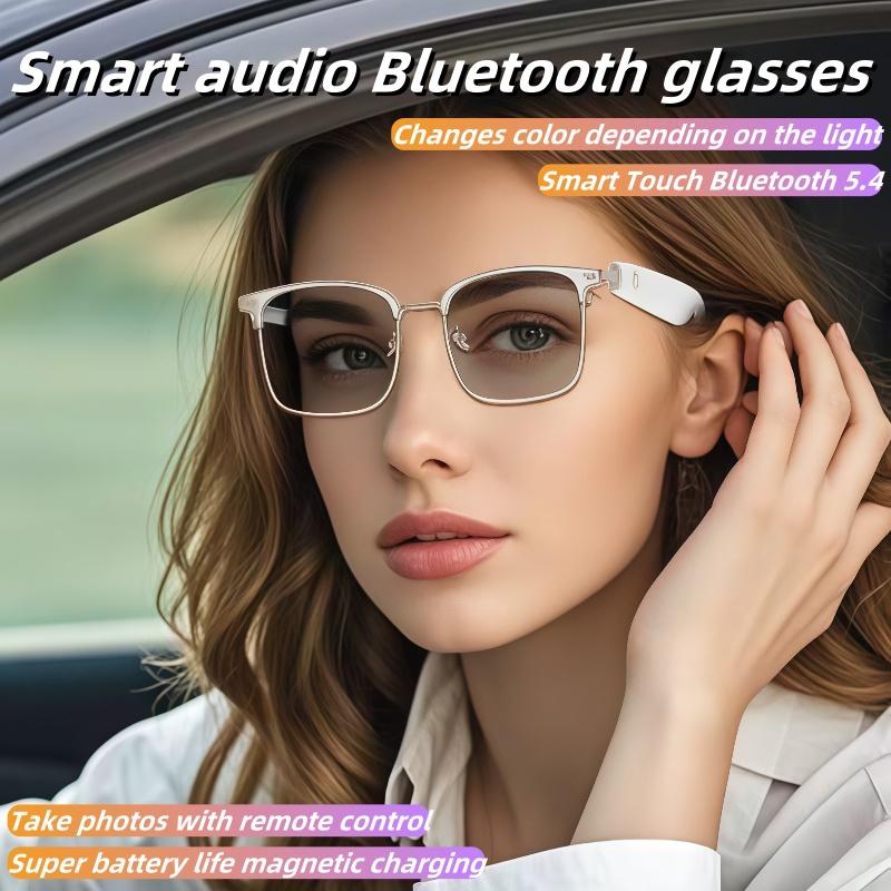 GS13 Bluetooth Smart Glasses AI Intelligent Translation sports spectacles  Remote Control Music Eyewear Waterproof Eyeglasses Automatic Wearable