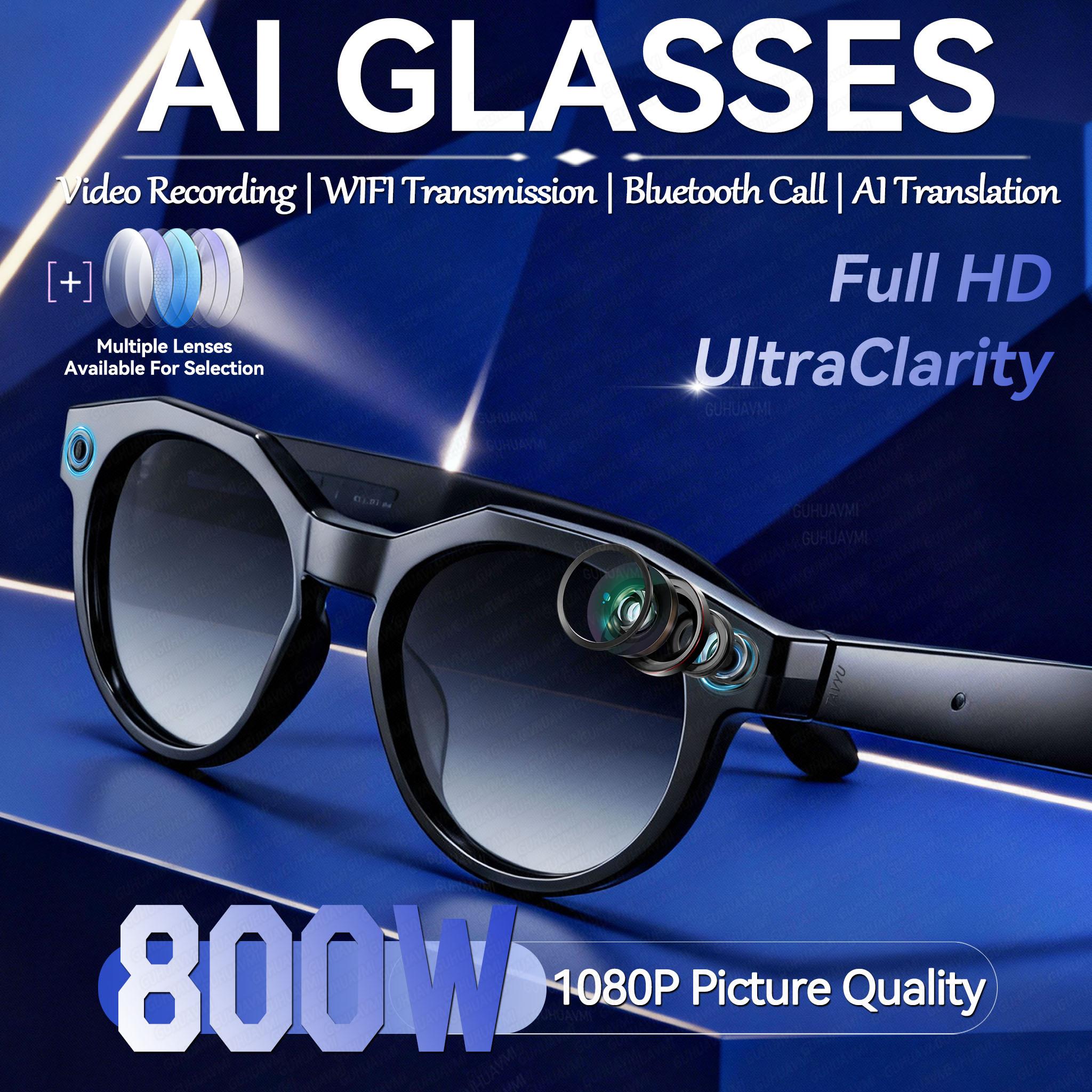 Real User Stories: How Smart Glasses, New HD Quality 1080P, AI, 800MP Camera, Bluetooth Calling, 290mAh Battery, WIFI Connectivity, Waterproof, Suitable for Men Changed Their Lives