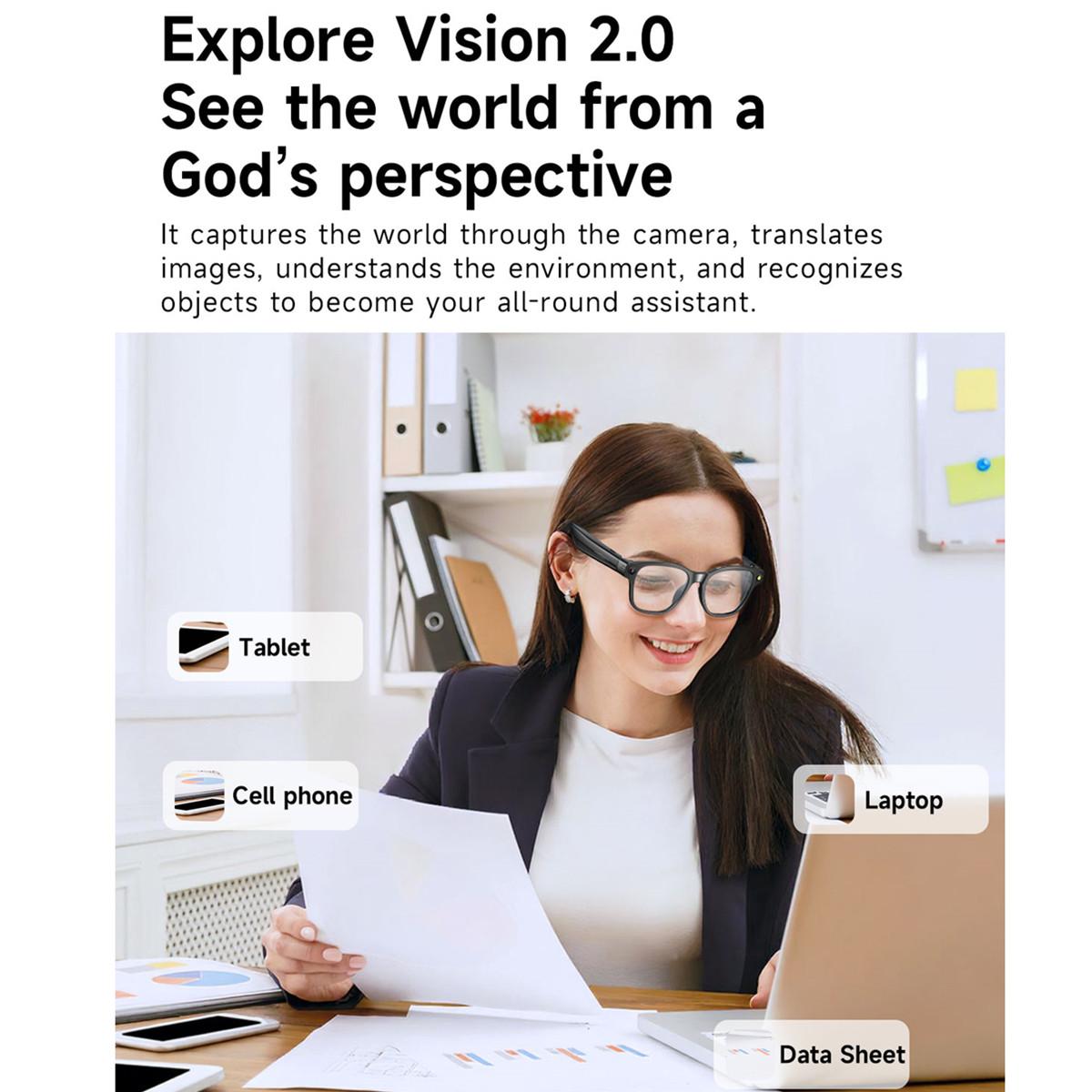 The Future of Technology: Exploring Smart Glasses with Video Camera Myopia Prescription 4GB 8MP Camera Anti Shake Video Shooting Object Recognition Smart Translate's Innovations