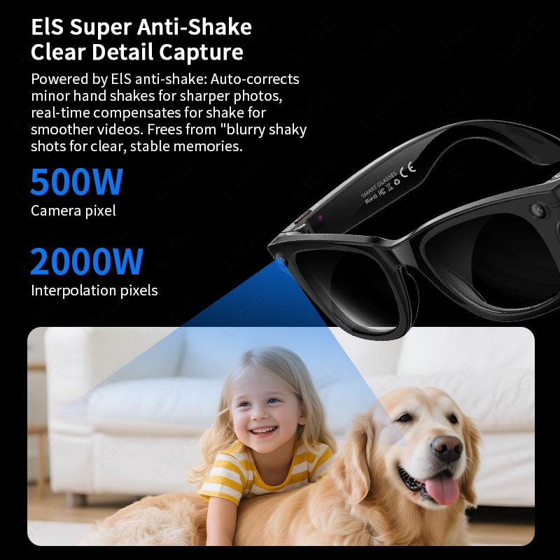 Real User Stories: How LIGE New 500W Camera Glasses Bluetooth Smart Glasses with Camera Voice Call Music Smart Sunglasses Video Sound Record AI Glasses Changed Their Lives