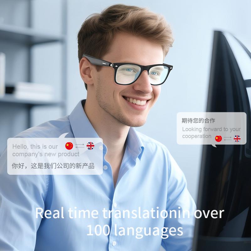 Smart Glasses, New AI Translation, Bluetooth Headset Calling, UV Protective Lenses, Connected Bezel, Outdoor Sports Sunglasses, Released in 2025