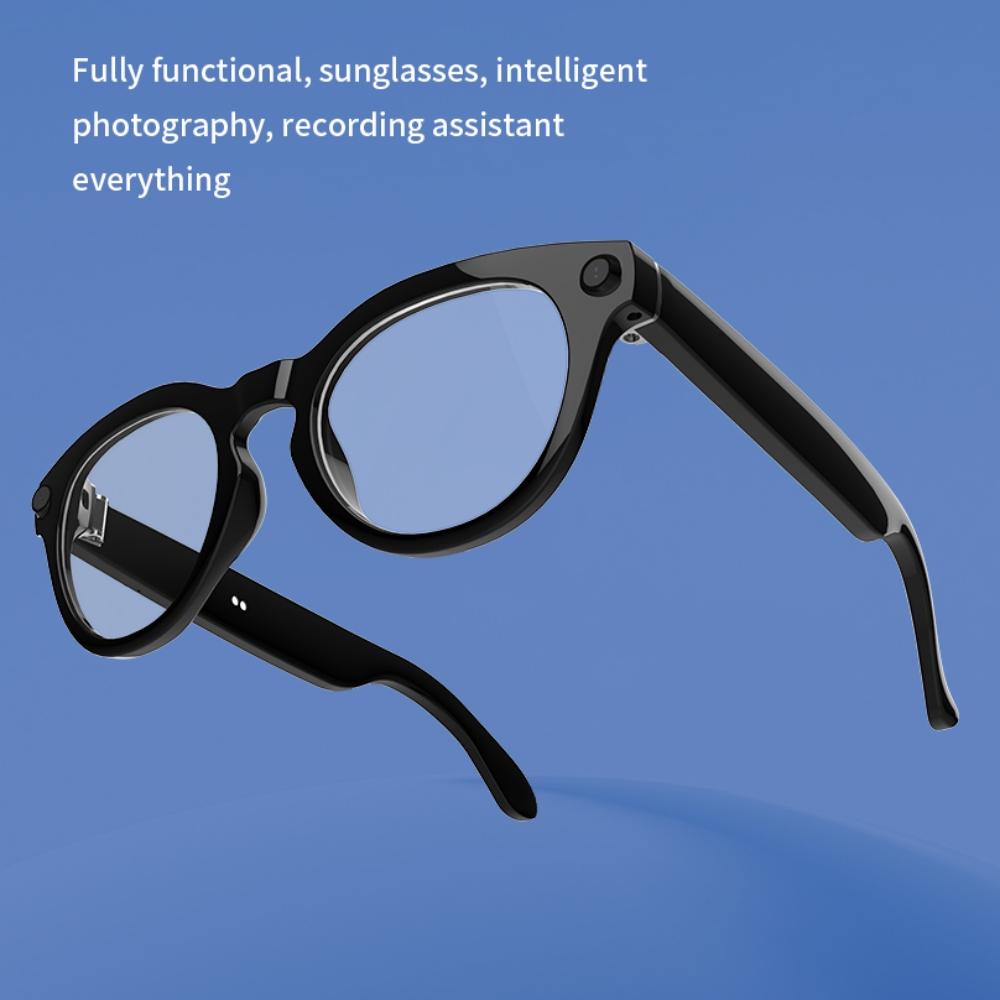 Smart AI Glasses, V03, 1080P HD Camera, Video Recorder and Photo Taker, AI Image Recognition, Voice Translation, WiFi and Bluetooth Connectivity, Calling Sunglasses