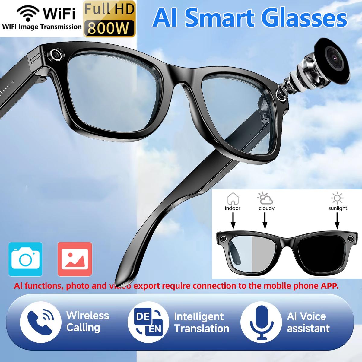 Why 2025 New Upgraded Smart Glasses with Video Recording, AI Photo Recognition, Bluetooth Calling, Voice Translation, and Stylish Men's Sunglasses is Changing the Game in 2024