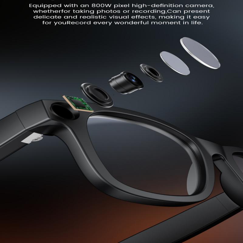 Xiaomi Smart AI Translation Glasses 4K HD GPT Bluetooth Voice Assistant Music Player Photochromic Glasses Support Multi Language