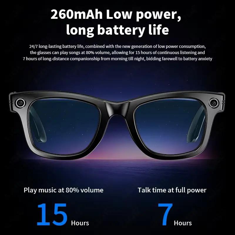 Discover the Revolutionary Features of AI Smart Glasses with 8MP Camera Video Recording 100+ Languages Translation Sunglasses Bluetooth Call Music Play Men Women 2025