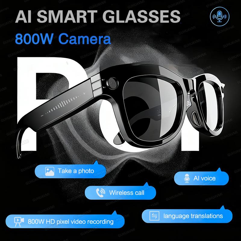 2025 AI Smart Glasses with Camera Sunglasses Mini Camera Video Recorder Wireless Bluetooth Call Anti-blue Glasses for Man Women vs Competitors: Which One Should You Choose?