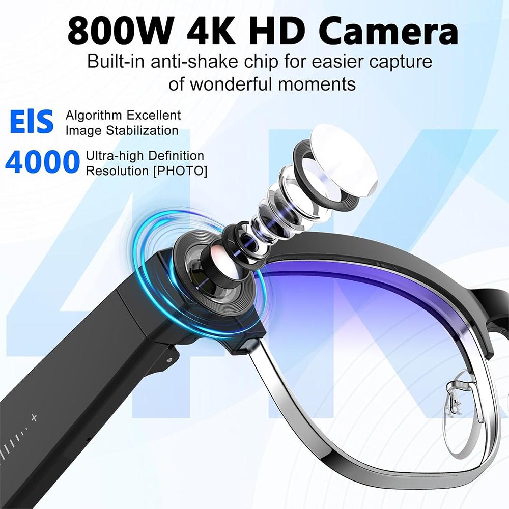 Expert Review: Is 2026 New Smart Glasses 800W Ultra-Wide HD 4K Camera Video Recording 4GB AI Photo Recognition Bluetooth Call Translation Voice Worth the Investment?