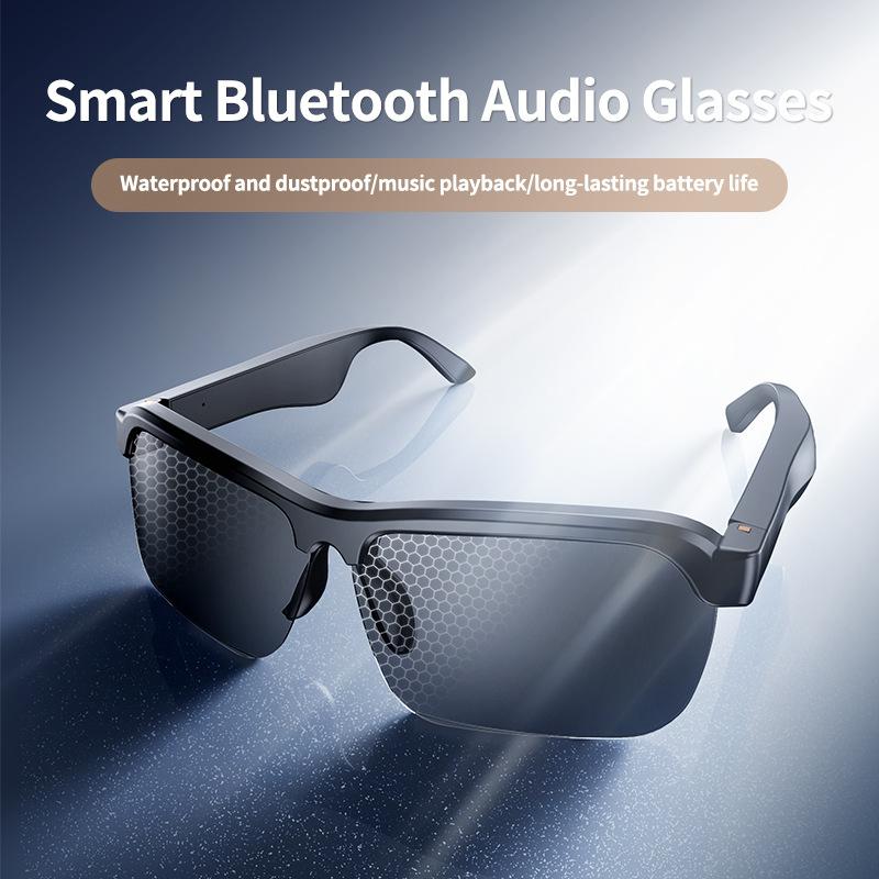 Smart AI Glasses Bluetooth Multifunctional Call Noise Canceling  Music Player Translate Anti Blue Light HD Glasses for Travaling