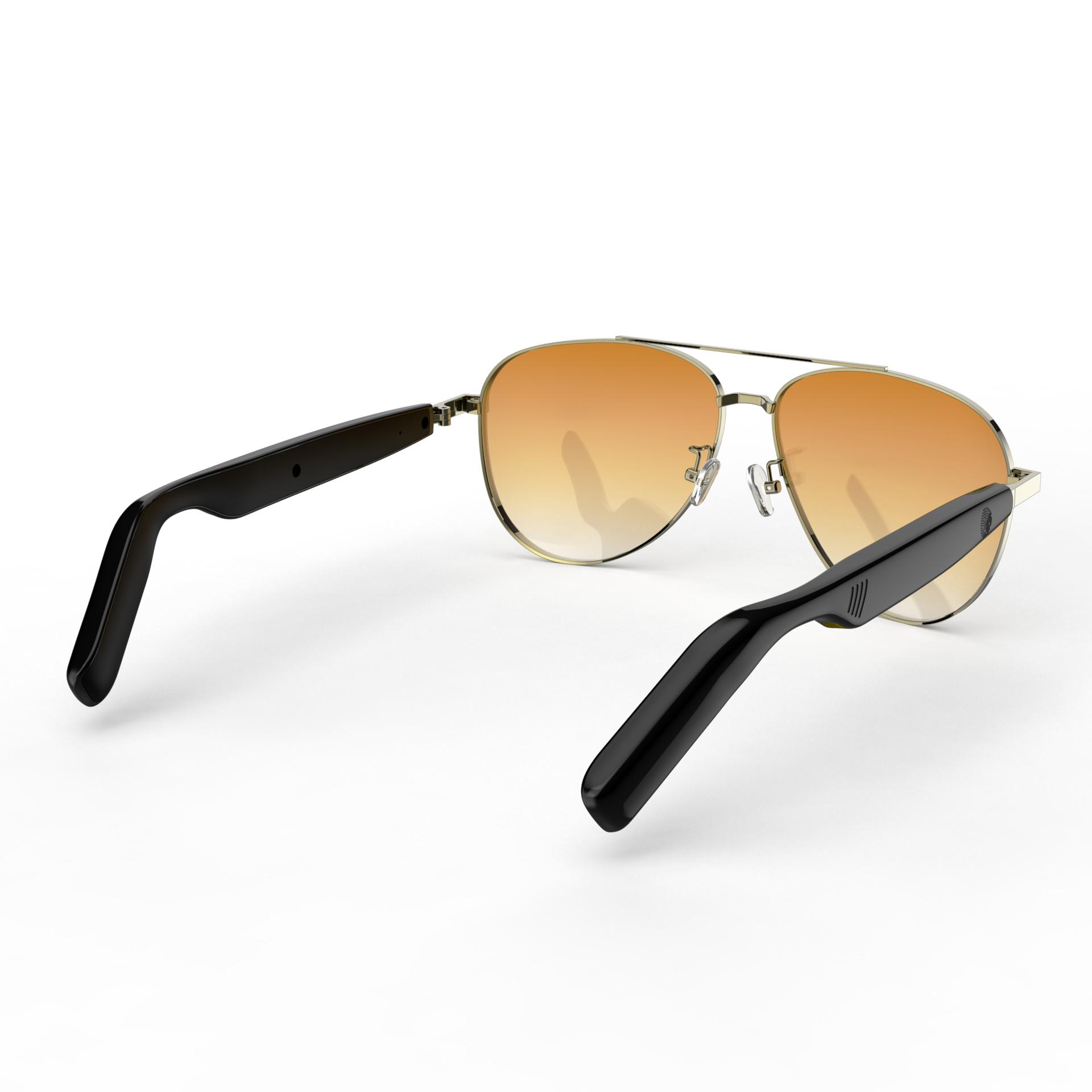 SG-13Pro Hands-Free Calling Tea Brown Wireless Glasses with Speaker & Mic Comfort Fit Stylish Design Audio Bluetooth Glasses