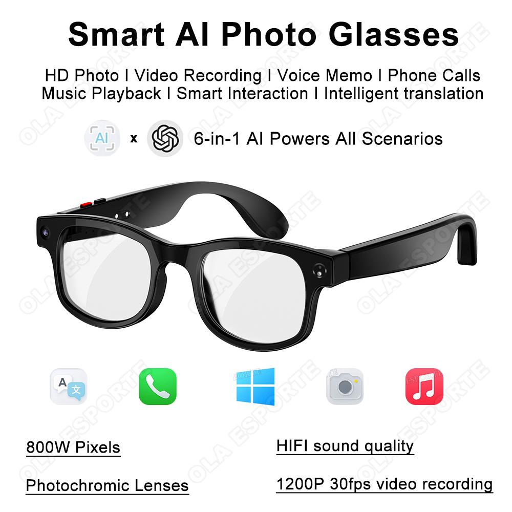 Expert Review: Is Smart AI Translation photography Glasses Take Photos Recognizing Objects 4K Camera Bluetooth Call Intelligent Recording Glasses Worth the Investment?