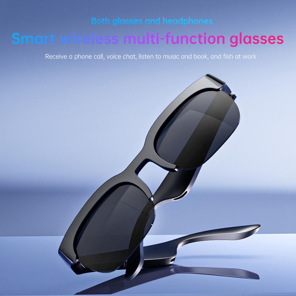 New AI Intelligent Translator Bluetooth Smart Glasses Men 110 Language AI Anti-UV Translation Bluetooth Glasses Women
