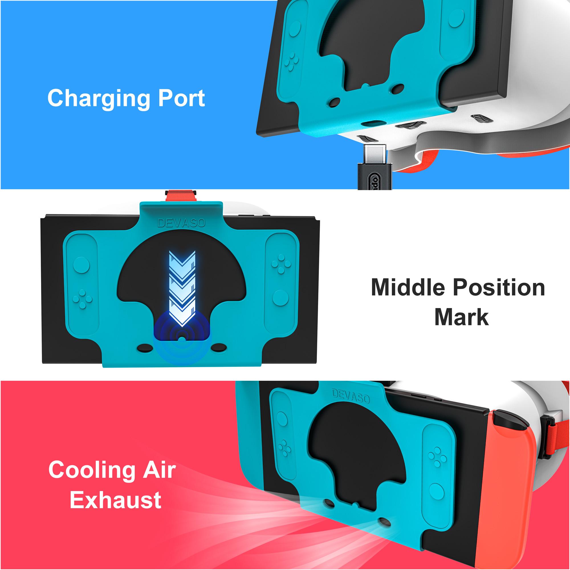 How VR Glasses, Compatible with Nintendo Switch OLED, 3D Glasses, Virtual Reality, Movie Viewer for Switch Game Headset, Adjustable Large Lenses, VR Glasses Can Transform Your Daily Routine