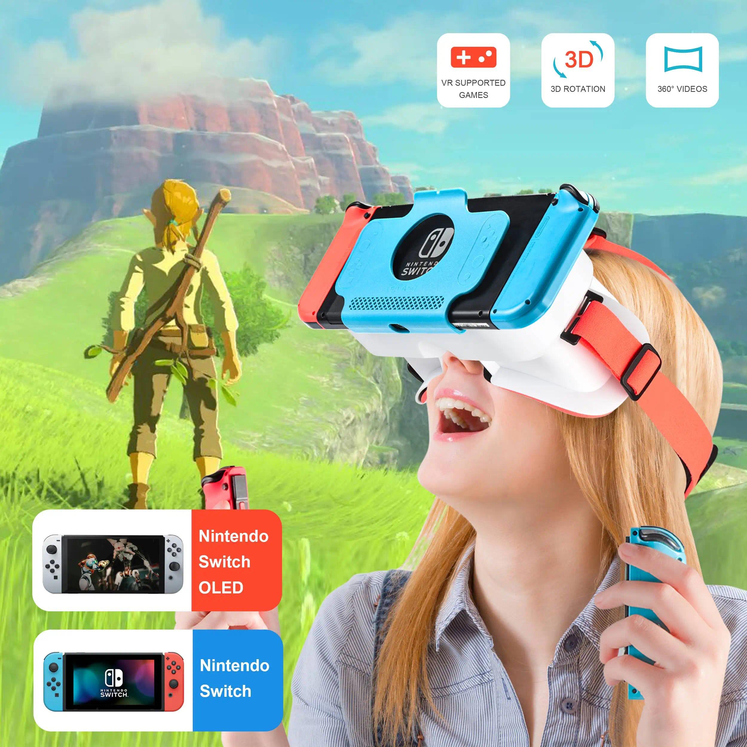 The Ultimate Guide to VR Glasses for Nintendo Switch OLED 3D Glasses Virtual Reality Movies for Switch Game Headset Adjustable Big Lens VR Glasses: Everything You Need to Know